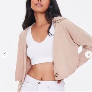 Forever 21 Cropped cardigan sweater